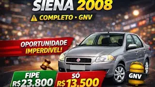 🚗 Fiat Siena 1.0 2008 – Completo + GNV