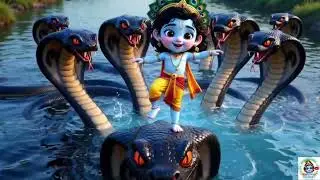Kaliya Nag Daman | कालिया नाग दमन | कृष्ण लीला | Cartoon Video | Kaliya Nag | Kaliya Nag ki Kahani