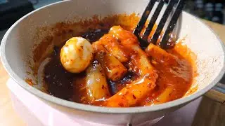 Tteokbokki TANPA Gochujang? Resepi Tteokbokki Rice Paper Bahan Mudah | BASICKELI