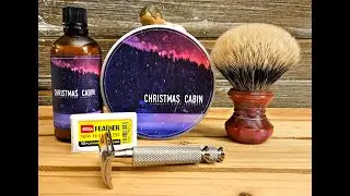 029 - MacDuff's Christmas Cabin Soap and Splash With the RazoRock Mamba Razor