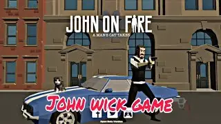 John on fire a man's cat taken (John wick game) gameplay Android (unreleased)