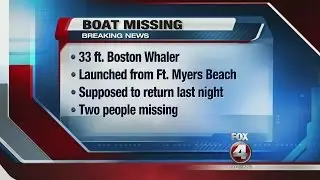 Coast guard searching for missing boat off Fort Myers Beach