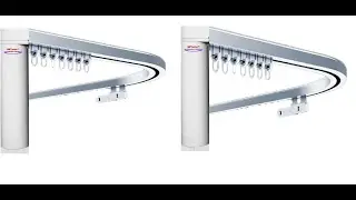 The Best  Curved Flexible Drapery Track Fits Any Shape Windows || DIY CL200BT-CT Custom Curtain Rods