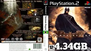 Batman Begins Traduzido PT-BR - PS2 ISO