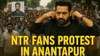 Jr NTR fans protest against MLA Daggubati Prasad in Anantapur 🚨 Anantapur Erupts! #JrNTR #war2 