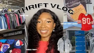 Thrifting in Joburg & PTA | thrift vlog | dunusa thrift | vintage thrift market | thrift haul