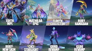 FLORYN COLLECTOR, EDITH MPL, MATHILDA EPIC, RUBY RAMADAN, CICI STARLIGHT, GLOO REVAMP, KOF REVAMP