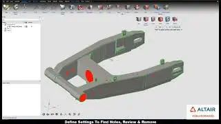 HyperWorks 2021:Geometry Cleanup, Defeature Holes