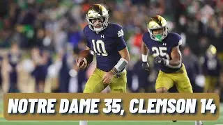 Notre Dame football vs. Clemson Tigers postgame reaction show | Irish win 35-14!