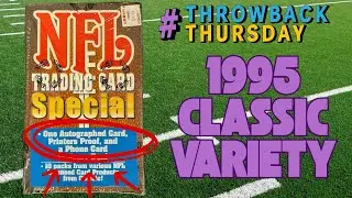 Opening 10 CLASSIC NFL Packs With a Surprise Auto!
