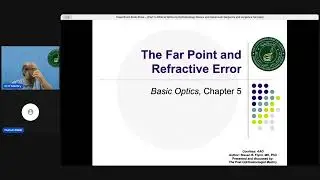 Clinical Optics-Part 4-C-The Far Point || Refractive Error and their Correction
