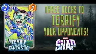 Three decks for ZOMBIE MR FANTASTIC! You'll need brains to play these! 🧟 MARVEL SNAP