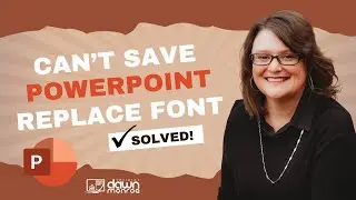 PowerPoint Can't Find Font | Replace Fonts