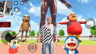 💥 Iron Man, Motu & Tung Tung Tung Sahur Car 🚨 🔥 | Indian Theft Auto Simulator | Android Gameplay