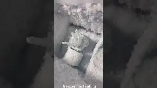Squeaky Humidifier Freezer Frost Eating || Freezer Frost Eating