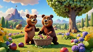 The Bouncing Bear&rsquo;s Picnic Day 🧸🍉 | Fun Kids Story & Adventure | Preschool Educational Video