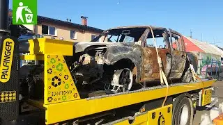 Další totálně SHOŘELÉ AUTO dovezené na autovrakoviště v Dobré | STORIES #26