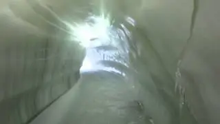 Ice Tunnel on South Inylcheck, Kyrgyzstan