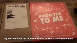 Monthly Tee Club Subscription December 2019! (Unboxing!)