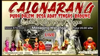 🔴 #live Calonarang &ldquo;Cetik Durga Maya&rdquo; Pura Dalem Desa Adat Tingas, Abiansemal, Badung
