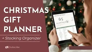 Christmas Gift Planner Spreadsheet: Track Gifts, Budgets & Deliveries Holiday Organization Made Easy