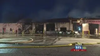 Fire rips through Warsaw schools bus garage