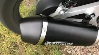 Honda PCX 125 Arrow exhaust sound