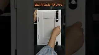 Falt solid plantation shutter
