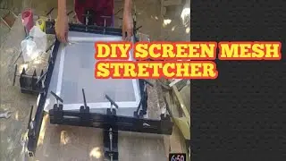 DIY SCREEN MESH STRETCHER (SILK SCREEN PRINTING)
