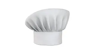 Chef hat 3D model