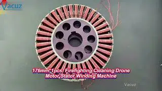 176mm*1pcs Automatic Firefighting Cleaning Drone BLDC Brushless Motor Stator Winding Machine Price