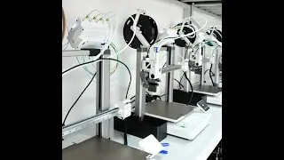 BMCU AMS 3D printer multi-color material change system, with Bambu Lab A1, A1 Mini, and P1 series