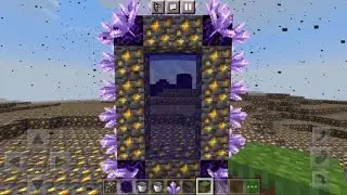 Minecraft Golden Portal.