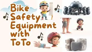 Toto Kids | Bike Safety Equipment for Kids 🛡️ | Helmet, Knee Guard | Learn with Toto
