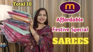 Meesho Trending Party Wear Saree Collection | Meesho Saree Haul | Adhira 