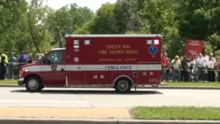 President Obama's Motorcade in Green Bay, WI 6-11-2009