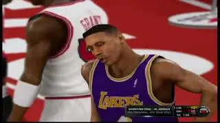 NBA 2K11 (Xbox One) (JORDAN GAME) LOS ANGELES LAKERS vs CHICAGO BULLS 
