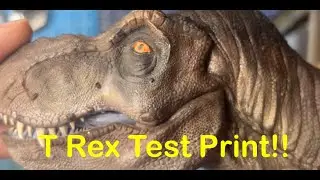T Rex resin print test and paint