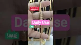 Spiral Mugappu Chain for daily use #shorts #trending #goldlook #chain #lover #gift #impon #jewellery
