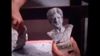Moulage du buste de Mimile par Pierre Lem&eacute;