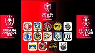 Copa da Amizade 2026 | 3&deg; Edi&ccedil;&atilde;o | Marcos Parente/PI | Categorias: Sub-14, 16 e 18.