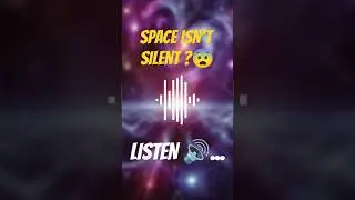 Space Isn&rsquo;t Silent. Hear This. 👂🌌 #soundofspace #spacescience #space