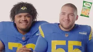 Steve Avila, Braden Fiske & More Rams Players Try Some Yummy Mexican Snacks