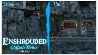 Enshrouded - Quiet Caves Villa - Building a Cliffside House (Exterior Build)