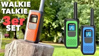 AWANFI Walkie Talkies 3er Set im Reichweiten Test - ROGER ROGER