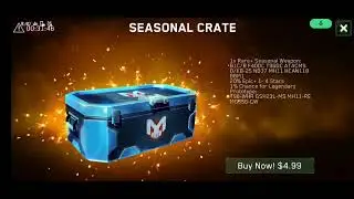 Opening 7 Seasonal Crates And Division Reward in Zombies Gunship Survival ZGS