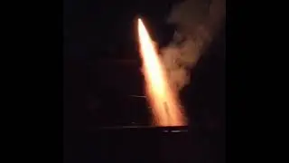 1lb titanium salute rocket w a couple of leftover stars   #firework #rocket #saluterocket  #pyro
