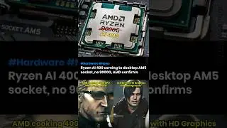 Ryzen AI 400 CPUs coming to desktop AM5 socket, no 9000G, AMD confirms