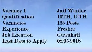 Assam Police Recruitment 2018 Apply Online 135 Job Vacancies April 2018
