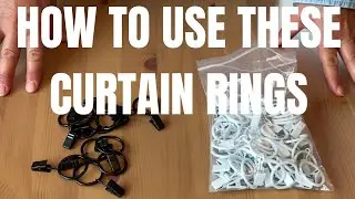 AMZSeven Curtain Rings, How to Turn almost ANYTHING into a Curtain
